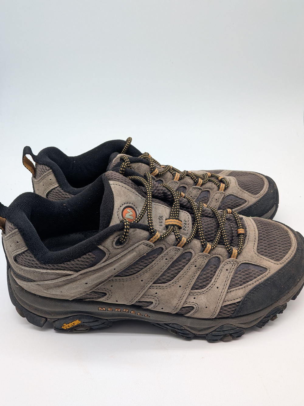 Merrell Moab 3 Men's Hiking Shoes Walnut Suede Mesh Size 10